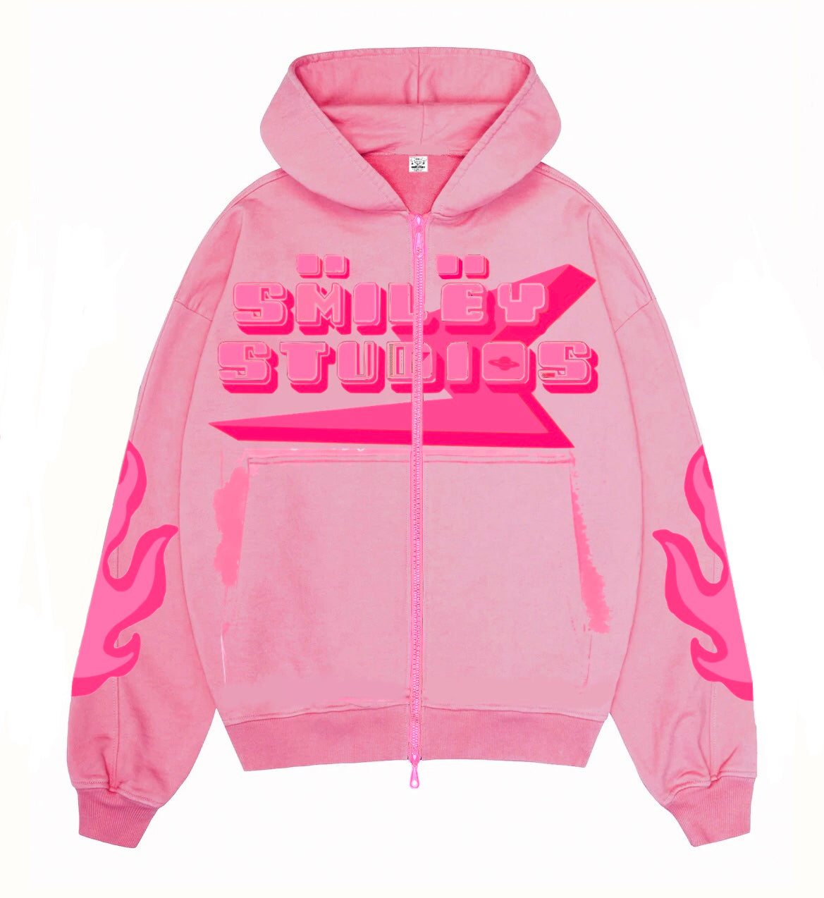 RETRO FULL ZIP HOODIE – SMÏLËY STUDIOS